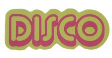 sticker carton serviette disco theme fete ceremonie table decoration