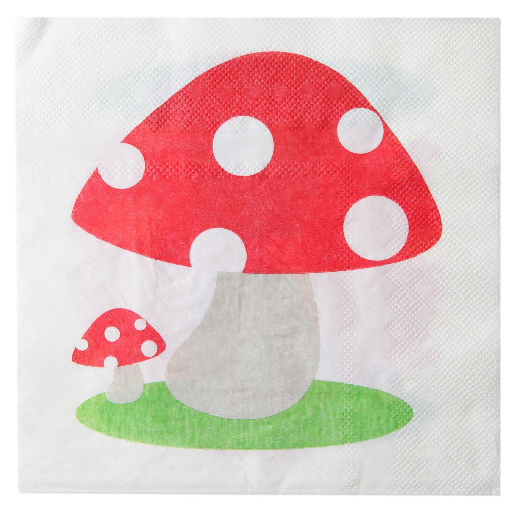 Serviettes papier Champignon