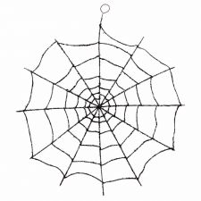 toile araignee boite bonbon dragee bapteme gobelet chemin bougie halloween nuit peur enfant assiette boule verre disco facettes plastique brillant mat