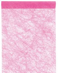 chemin de table fanon intisse fuchsia 