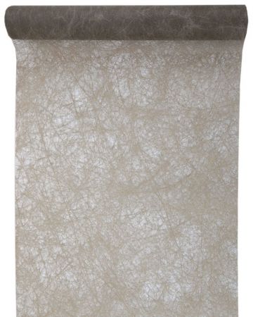 chemin de table fanon intisse taupe 