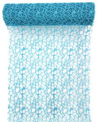4064 8 turquoise spider chemin table decoration fete ceremonie invite salle or argent pas cher beau