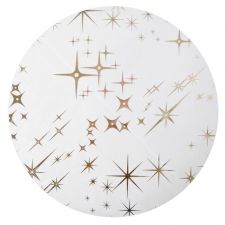 70145 1 blancetoile or argent set table rond couleur paillettes bougie etoile flamme ruban bolduc cadeaux effet marque