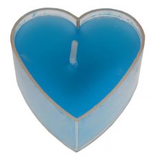 4301 8 turquoisecoeur bougie chauffe plat couleur fete ceremonie