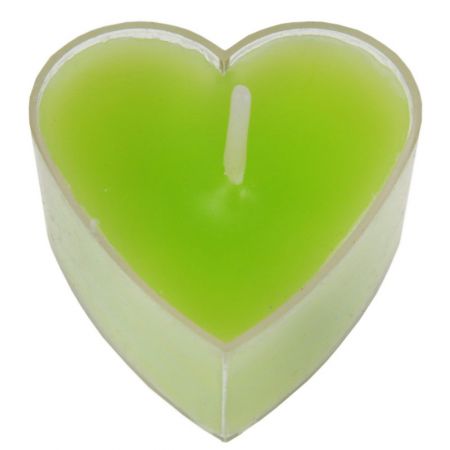 4301 10 vertcoeur bougie chauffe plat couleur fete ceremonie 