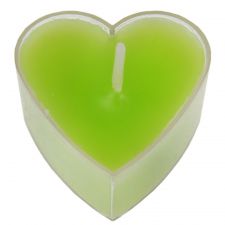 4301 10 vertcoeur bougie chauffe plat couleur fete ceremonie