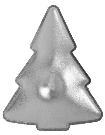 4690 4 argent sapin bougie fete ceremonie 