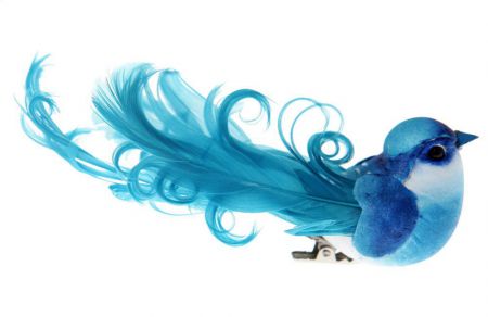 3888 8 turquoisedecoration oiseau plume fete salle 