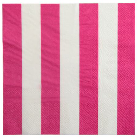 serviette rayures theme decoration fete 6 