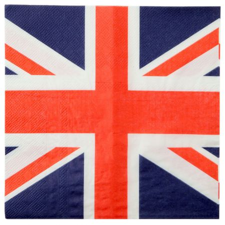 serviette angleterre theme fete nationale table 2 