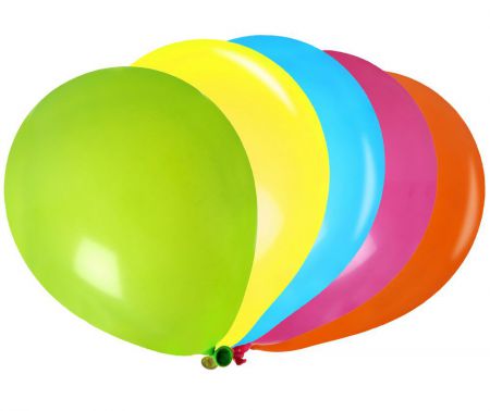 ballon multicolore latex couleur decoration salle 2 