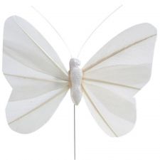 papillon plume decoration table salle fete couleur 21 