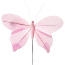 papillon plume decoration table salle fete couleur 1