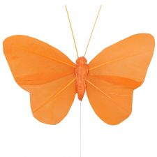 papillon plume decoration table salle fete couleur 6