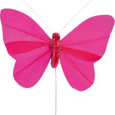 papillon plume decoration table salle fete couleur 8 
