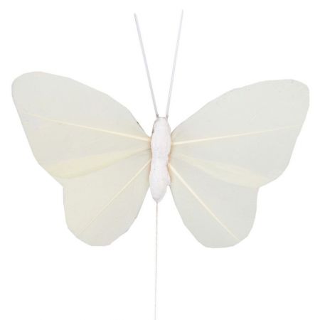 papillon plume decoration table salle fete couleur 10 