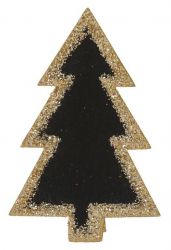 fete ceremonie decoration salle table marque place table paillette sapin ardoise 11