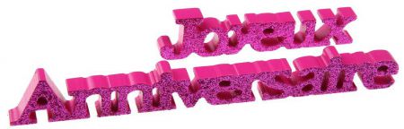 lettre joyeux anniversaire decoration table fete ceremonie salle invites anniversaire 11 
