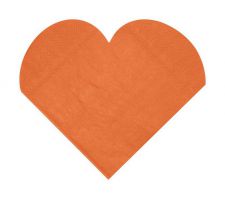 serviette coeur ceremonie fete decoration table salle couleur papier 8