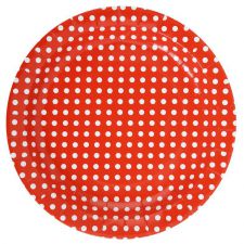 fete ceremonie decoration salle table vaisselle jetable carton ronde couleur 14