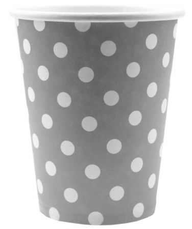 fete ceremonie decoration salle table gobelet carton boire pois couleur 16 