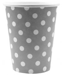 fete ceremonie decoration salle table gobelet carton boire pois couleur 16