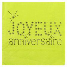 servitte papier absorbante anniversaire decoration table salle fete 1