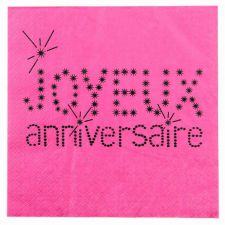 servitte papier absorbante anniversaire decoration table salle fete 2