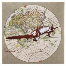 serviette papier solide absorbante decoration voyage theme salle fete ceremonie table 4