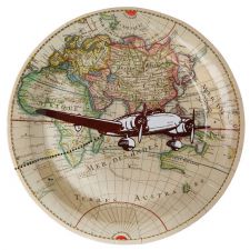 assiette voyage theme decoration table salle fete ceremonie 4