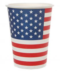 decoration amerique fete salle table gobelet 4 