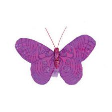 348fu papillon scintillant 6 pcs