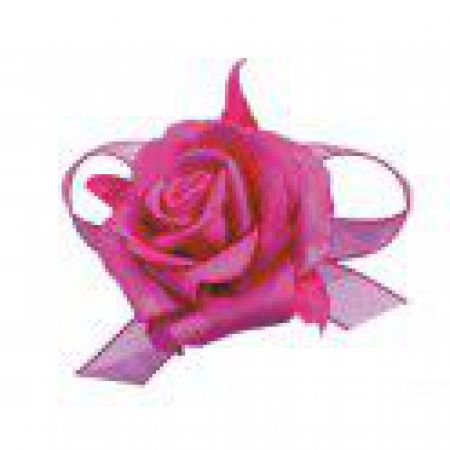 400fu rose autocollante 6 pcs 