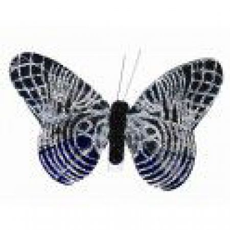 348no papillon scintillant 6 pcs 