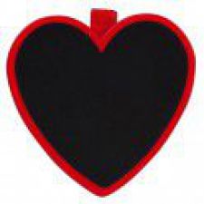 427rg ardoise coeur marque place 6 pcs