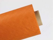 nappe 120x10m en papier damasse mundo orange