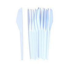 160bl couteaux plastique blanc 20 pieces