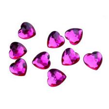 419fu coeur strass 50 pcs