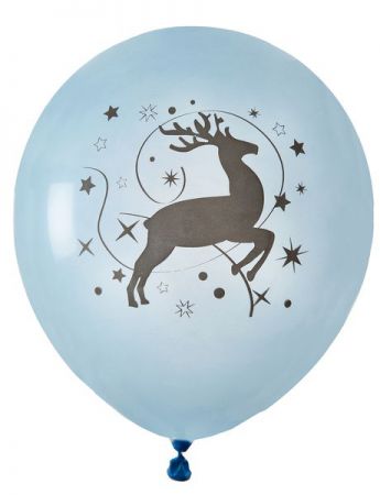 ballon de baudruche rennes noire et bleu ciel 