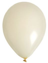 ballon de baudruche uni ivoire