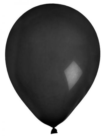 ballon de baudruche uni noir 