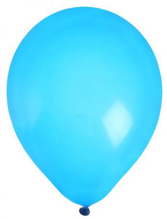 ballon de baudruche uni turquoise 