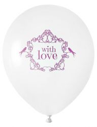 ballon de baudruche with love fuchsia 