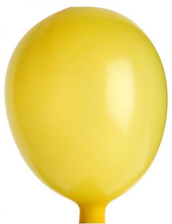 mini ballon de baudruche jaune 
