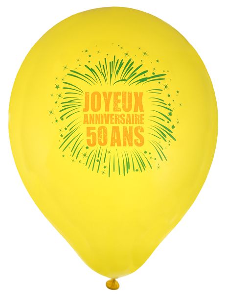 Ballon Artifice 50 Ans Top Fete