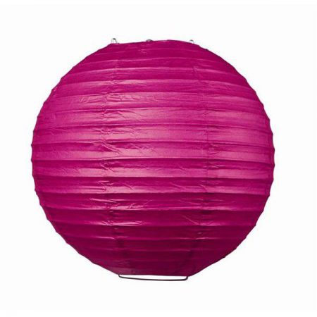 lampion deco fushia anniversaire communion mariage fete feudartifice cotillons 