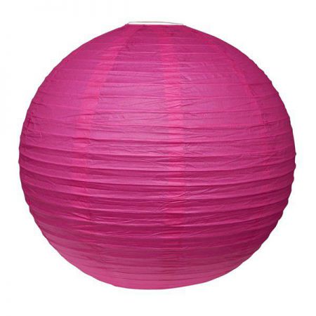 lampion geant la piece fushia anniversaire communion mariage fete feudartifice cotillons 