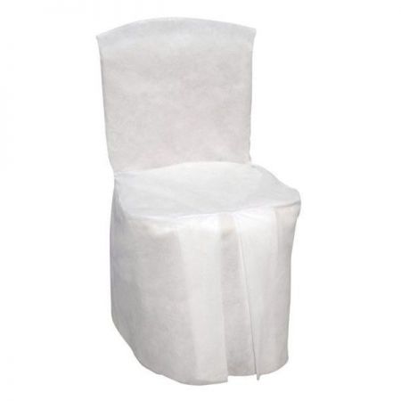 housse de chaise 5 pcs blanc anniversaire communion mariage fete feudartifice cotillons 