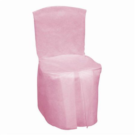 housse de chaise 5 pcs rose anniversaire communion mariage fete feudartifice cotillons 