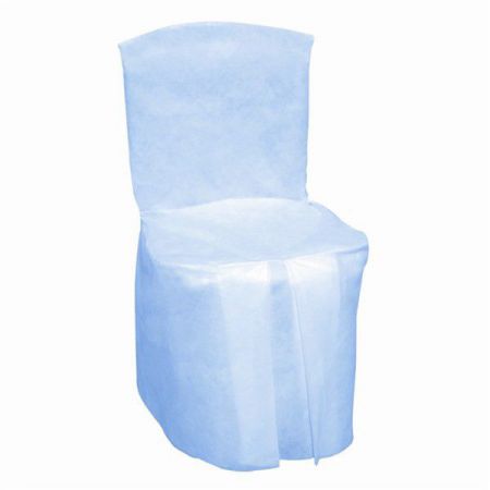 housse de chaise 5 pcs bleu anniversaire communion mariage fete feudartifice cotillons 